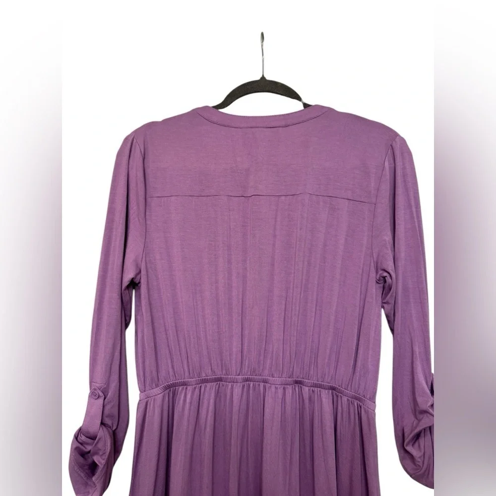 41 Hawthorn Long Sleeved Knit Shirt Dress